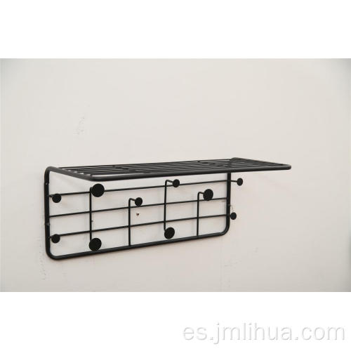 perchero de metal multifunción de pared